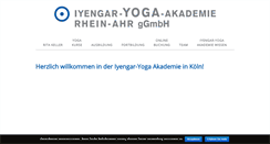 Desktop Screenshot of iyengar-yoga.de