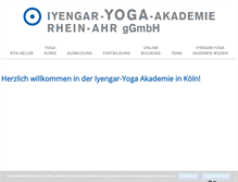 Tablet Screenshot of iyengar-yoga.de